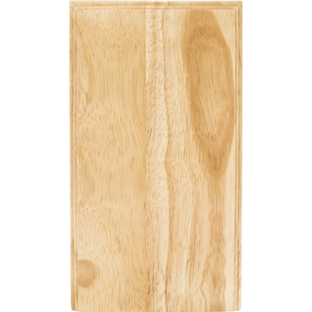 Hardware Resources Rubberwood, 10" H, 5-1/2" W, Unfinished PLN1-RW